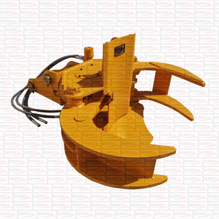 Excavator Attachment Hydraulic Wood Cutting Tree Shear