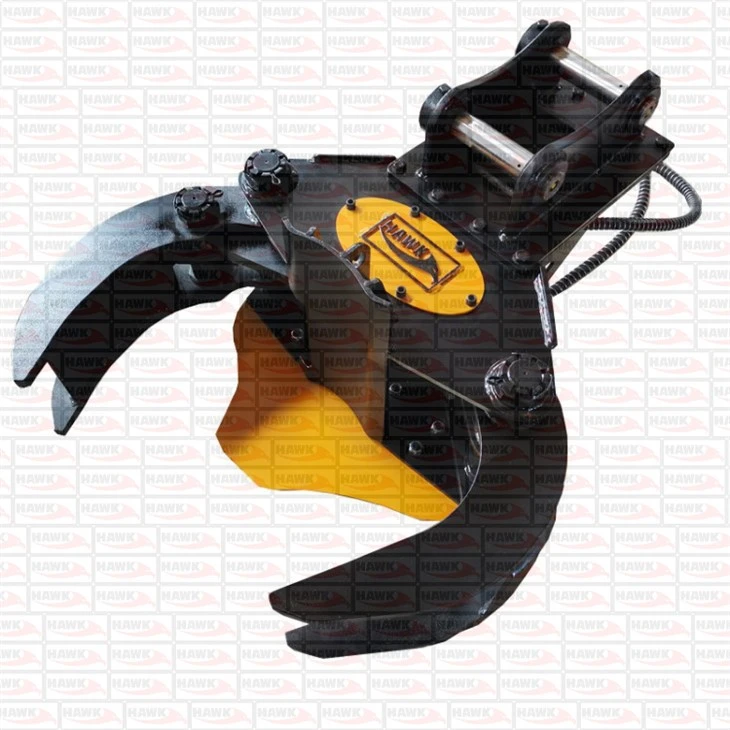 Excavator Tree Cutting Shear With Grapple