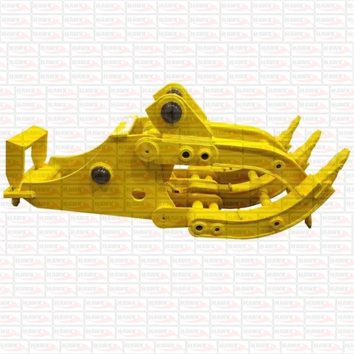 Mini Digger Attached Mechanical Grapple
