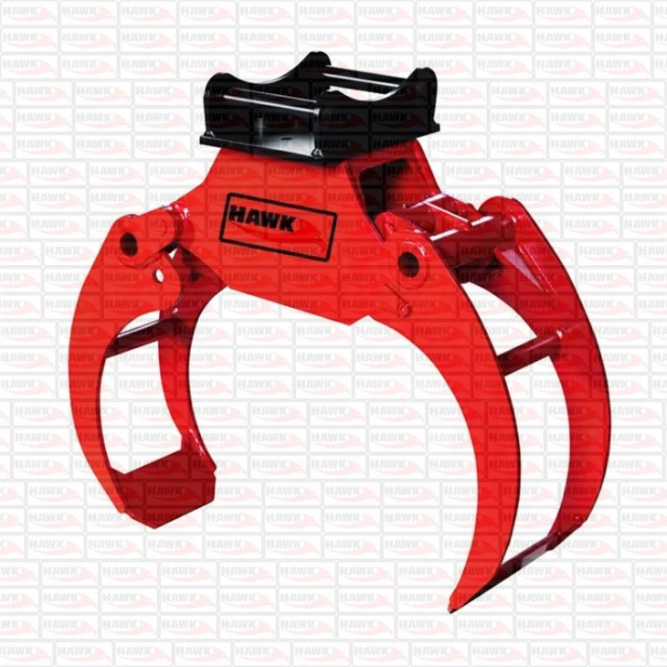 Wood Grabbing Grapple Attachment For Excavator