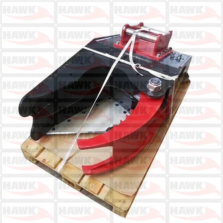 Excavator Log Cracker