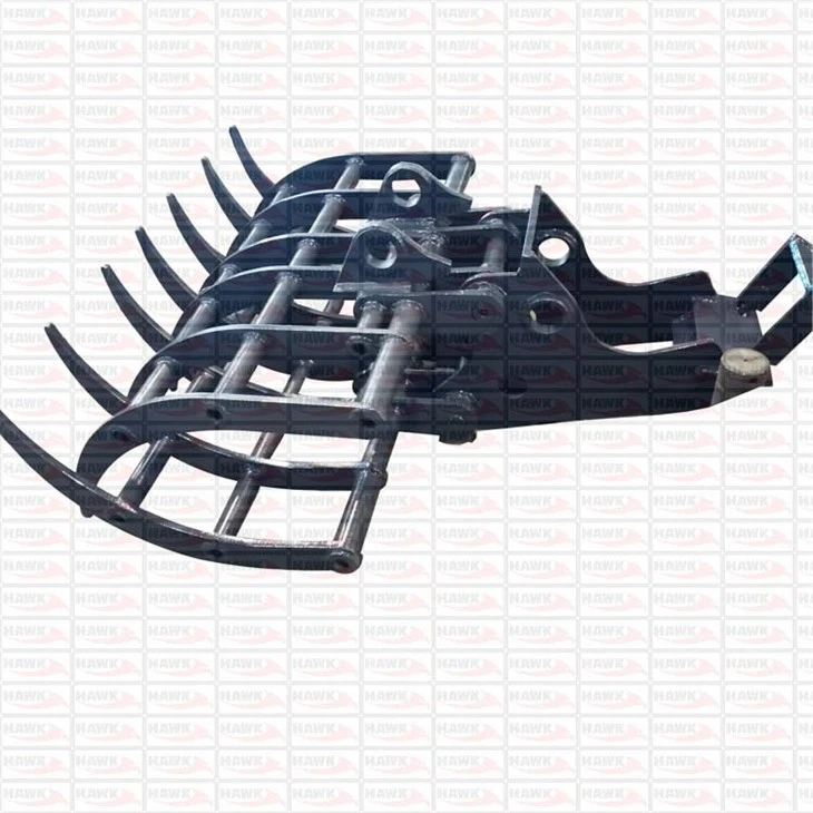 Mechanical Wood Grapple For 5 Ton Excavator