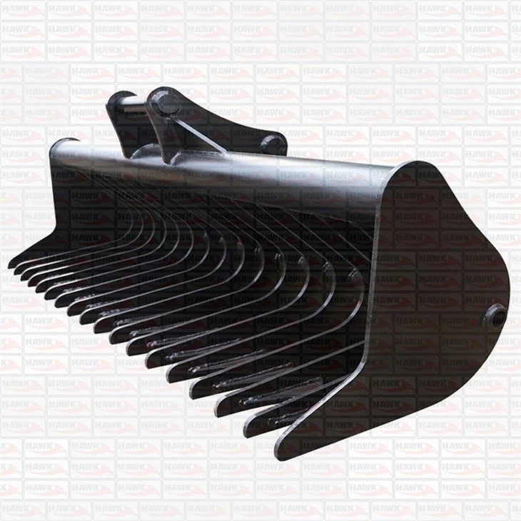 Mini Digger Land Rake Bucket