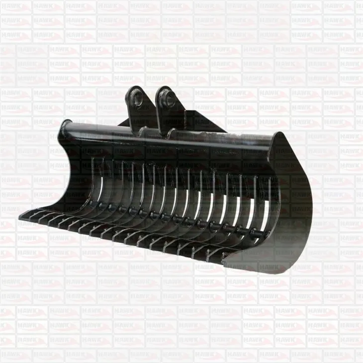 Mini Digger Rock Rake Bucket